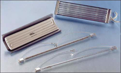 Infrared emitters : ceramic, quartz, lamps